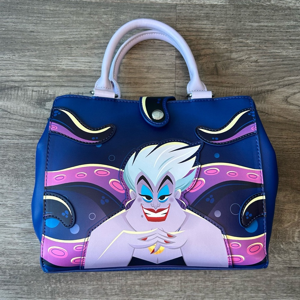 BNWT Loungefly Ursula Disney Blue and Purple Women's hand Bag